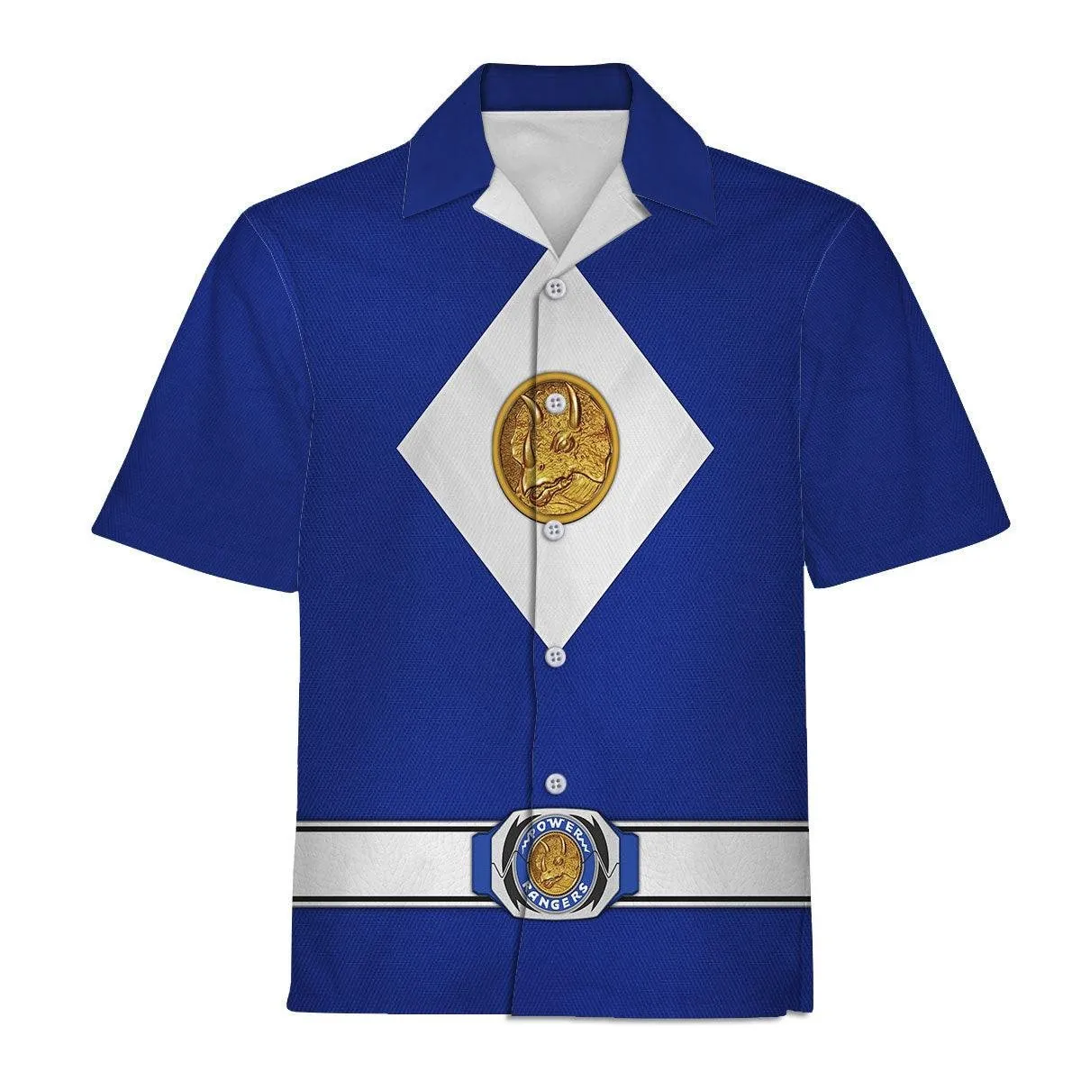 Blue Ranger Mighty Morphin The Movie (1995) Hoodies Sweatshirt T-shirt Hawaiian PRHS86 HSQT4321