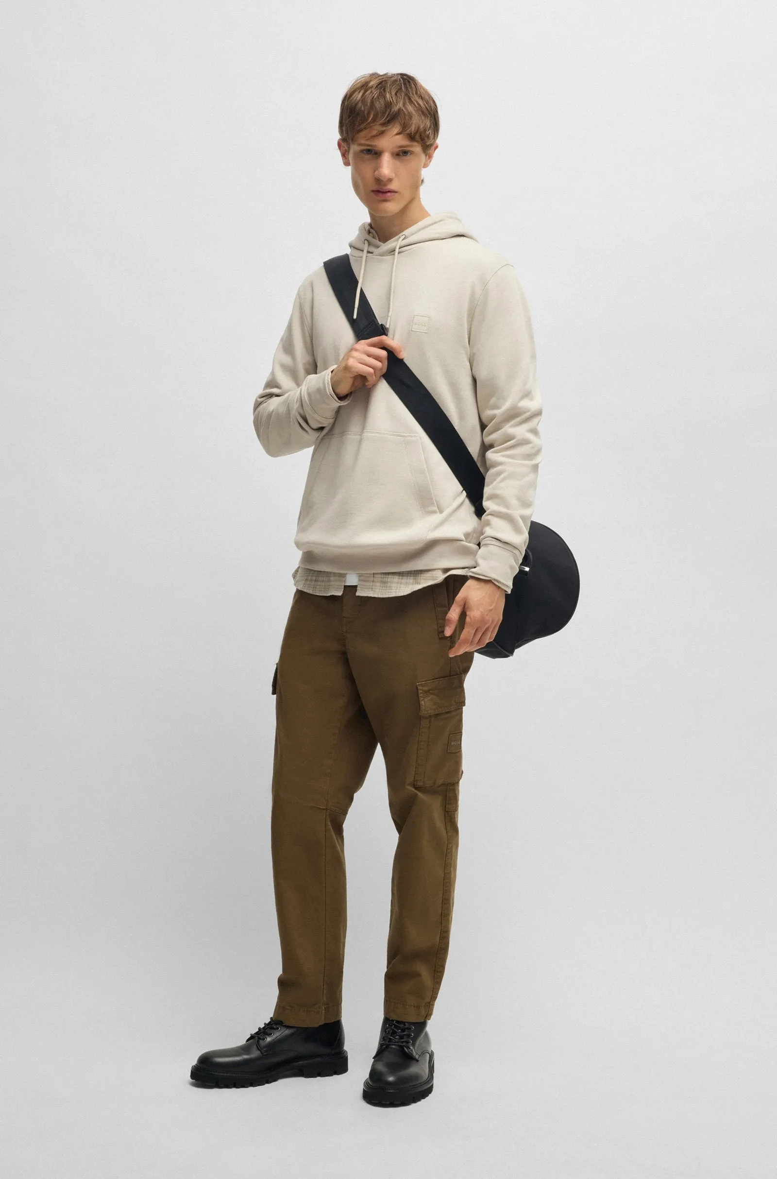 BOSS Hoodies Regular Fit in Cotton - WETALK 10234591 02-50509314
