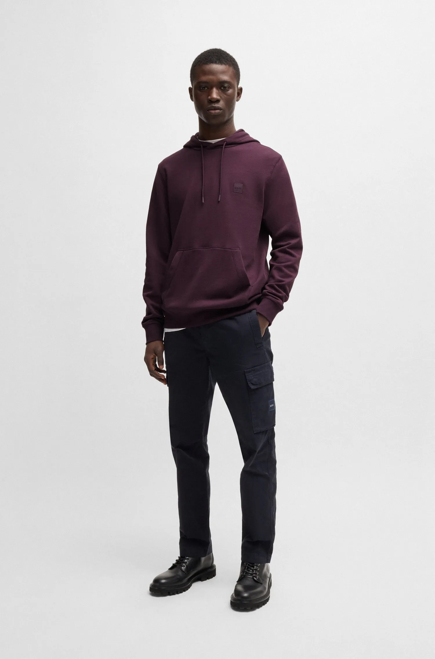 BOSS Hoodies Regular Fit in Cotton - WETALK 10234591 02-50509314