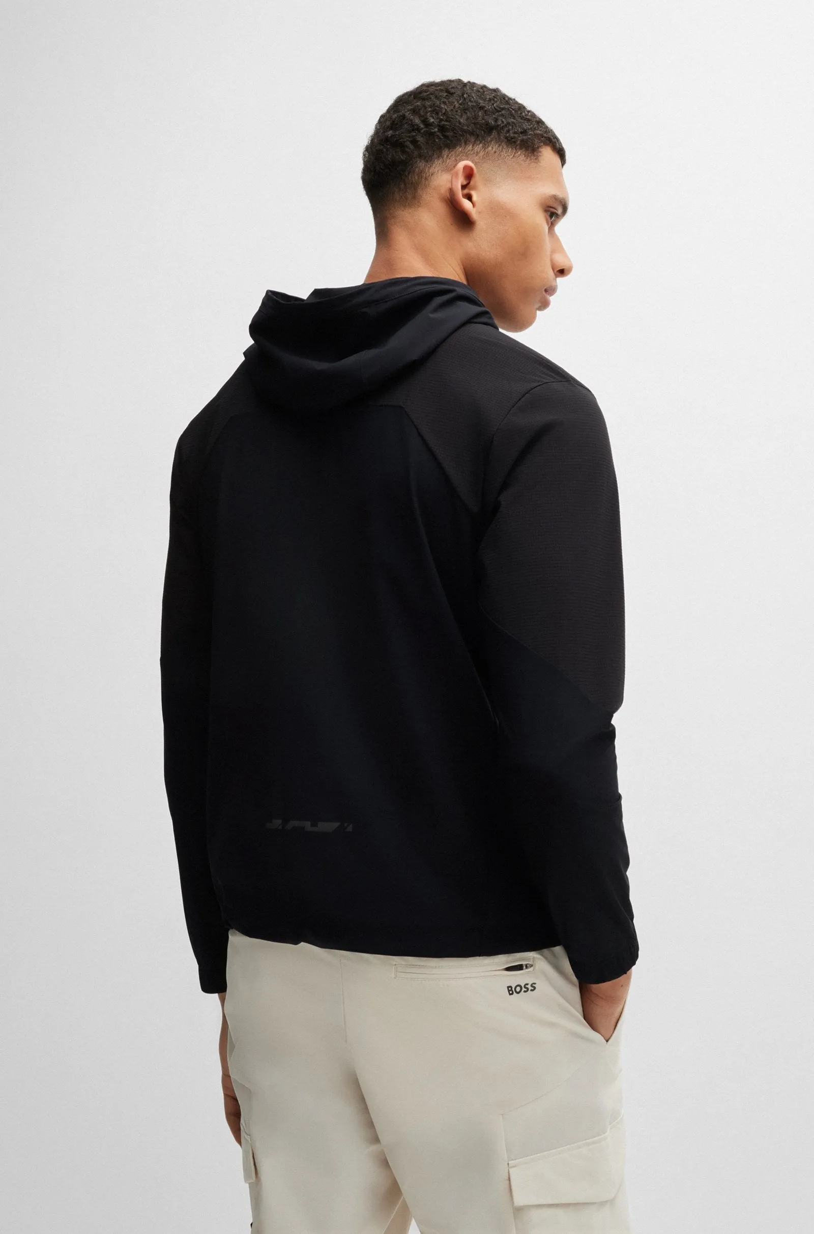BOSS Hoodies Regular Fit in Nylon - SWOVEN 10262023 01-50519518