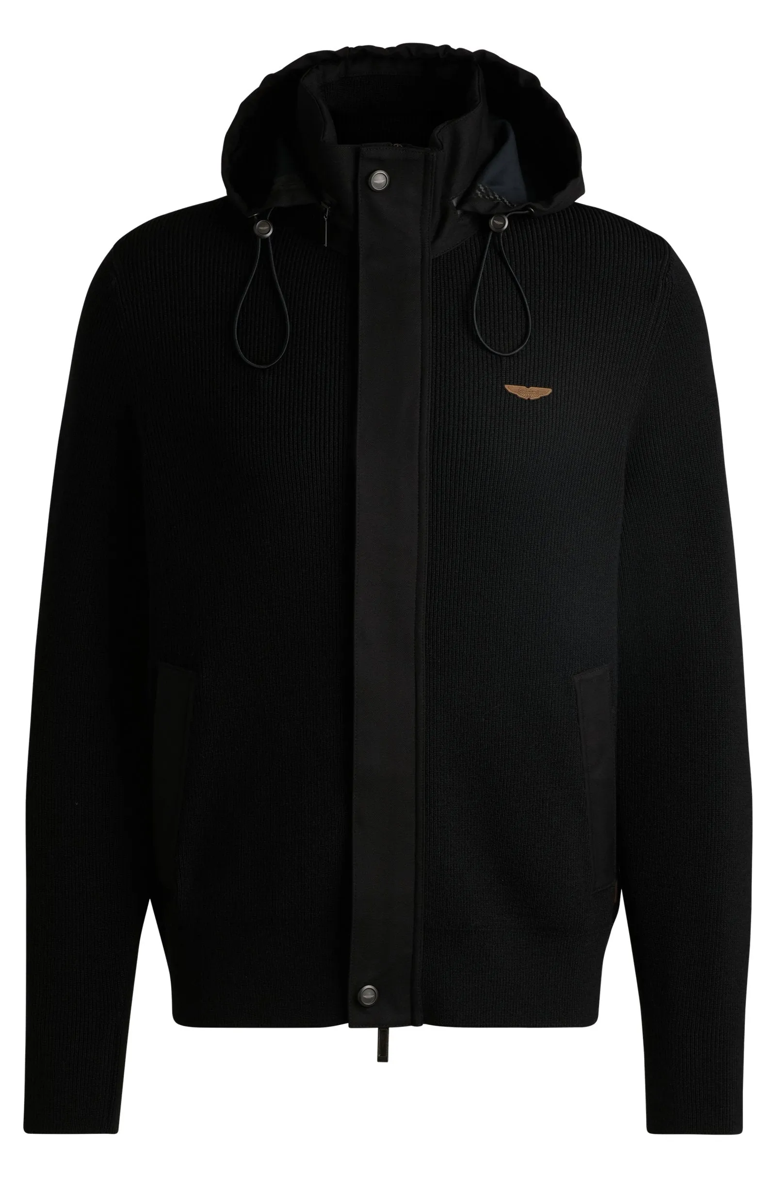 BOSS Hoodies Regular Fit in Wool Mix - L-EXPRESO_AM 10265594 01-50526978