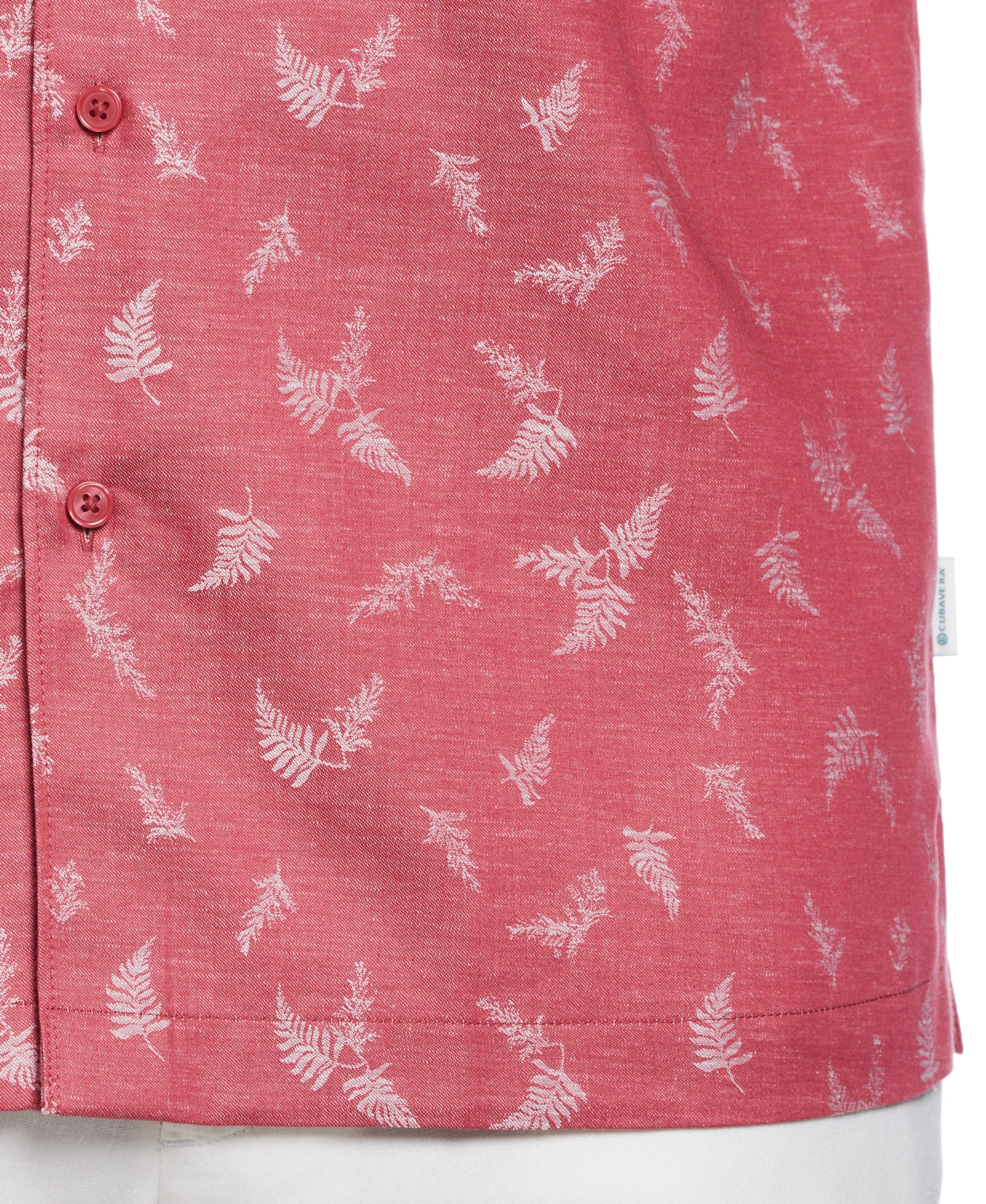 Botanical Print Jacquard Shirt