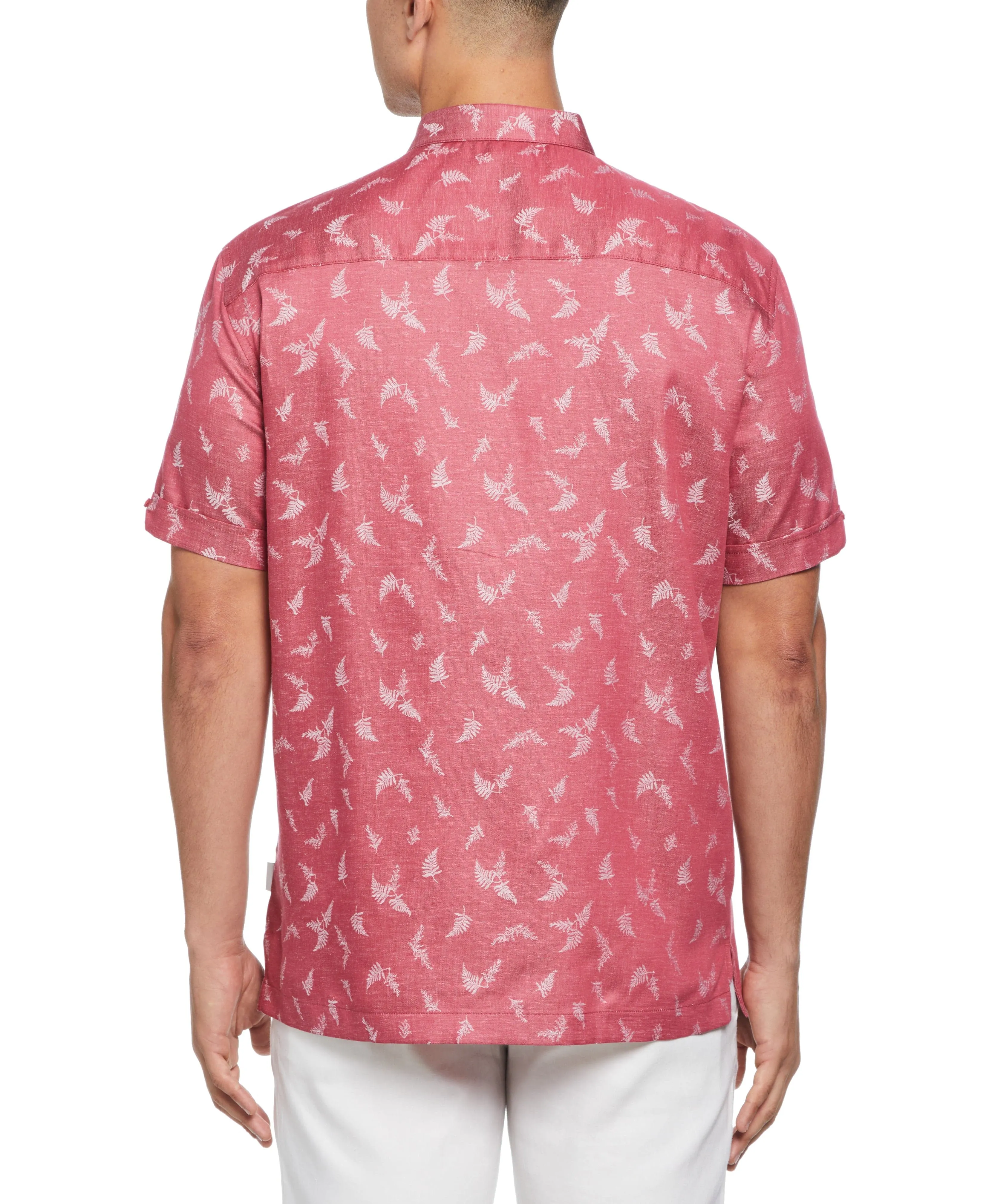 Botanical Print Jacquard Shirt