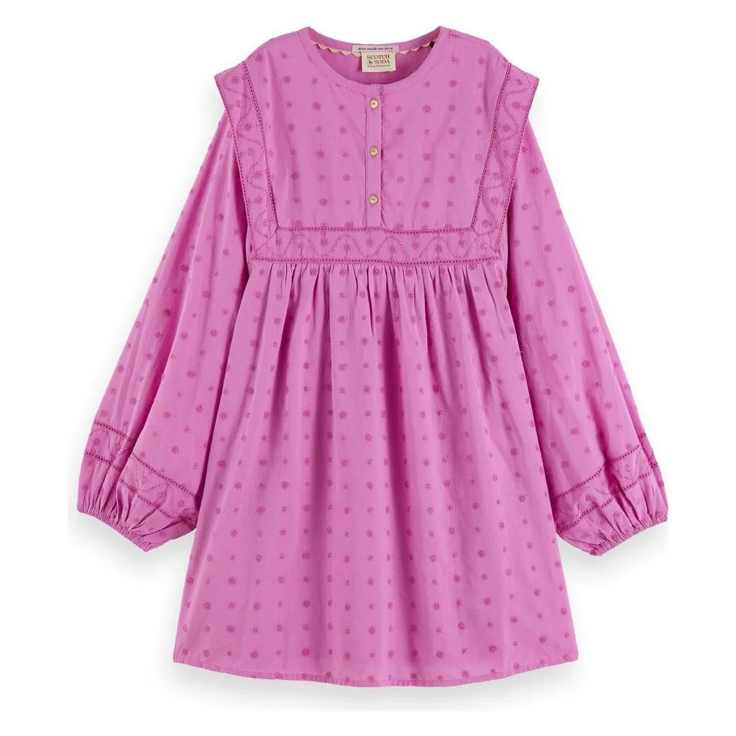 Broderie Anglaise Panel Dress