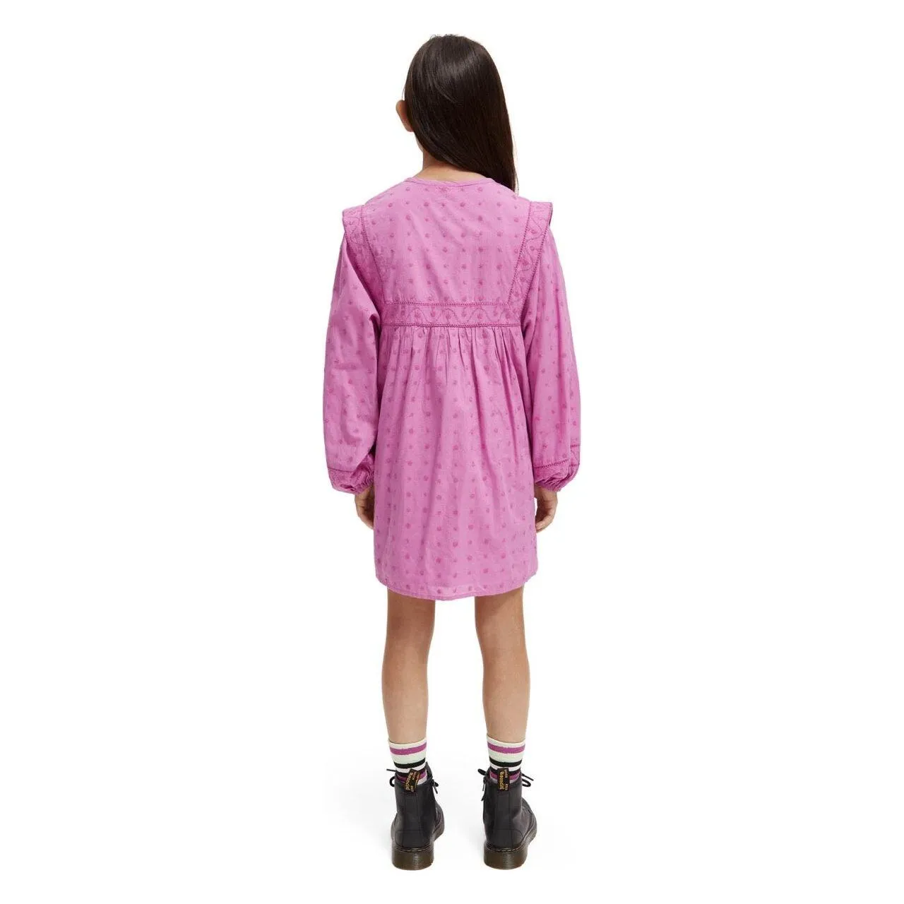 Broderie Anglaise Panel Dress