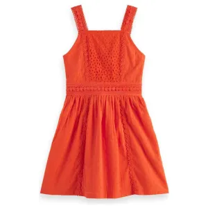 Broderie Anglaise Tape Detail Dress