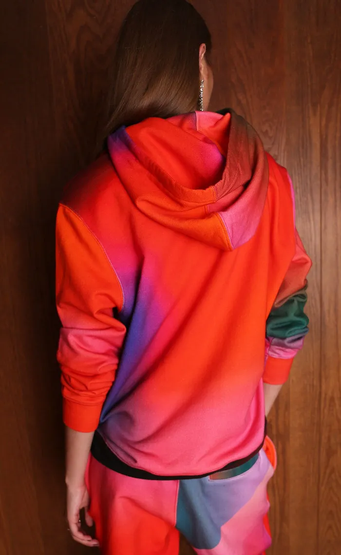 BruceGlen Sauce Red Ombré Hoodie