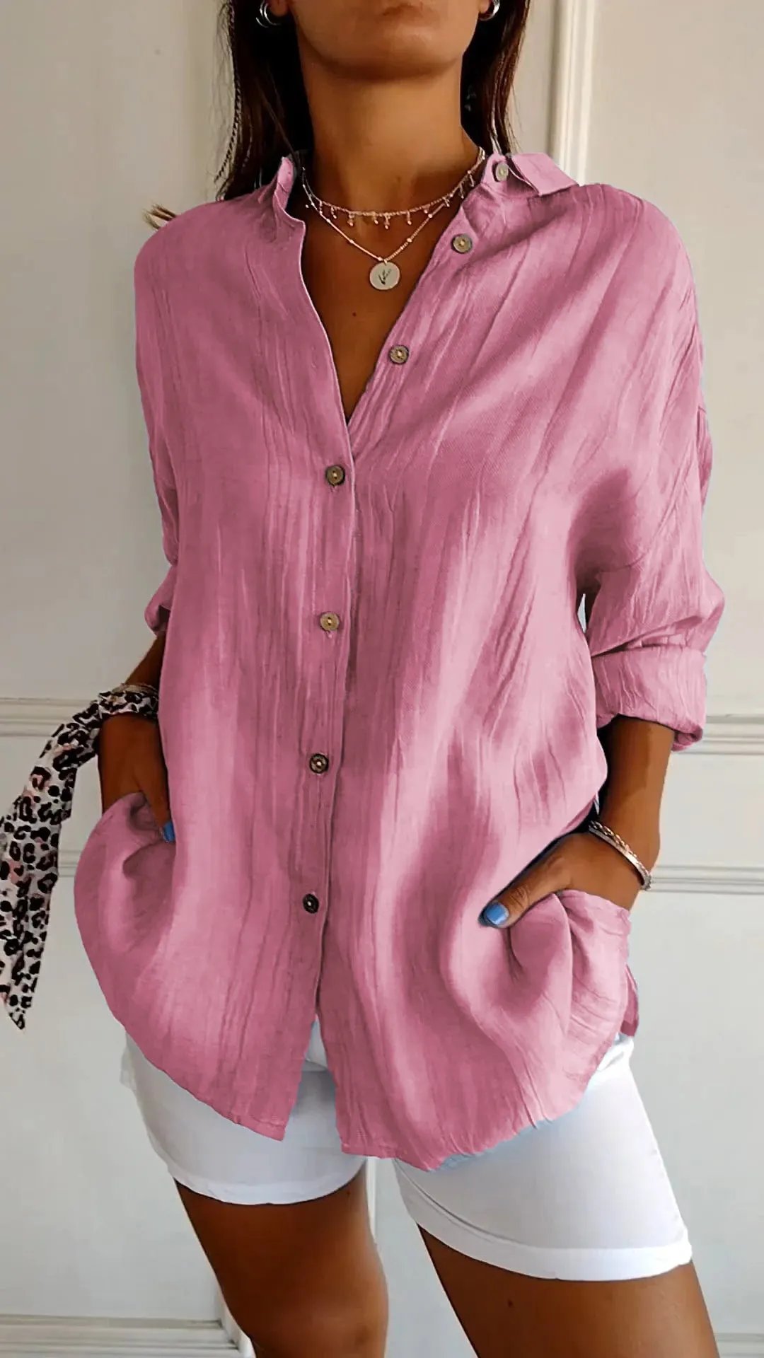 Bruner® | Versatile Shirt Blouse With Buttons