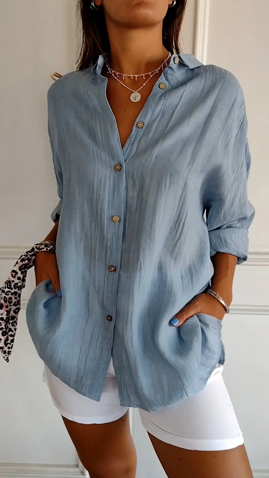 Bruner® | Versatile Shirt Blouse With Buttons