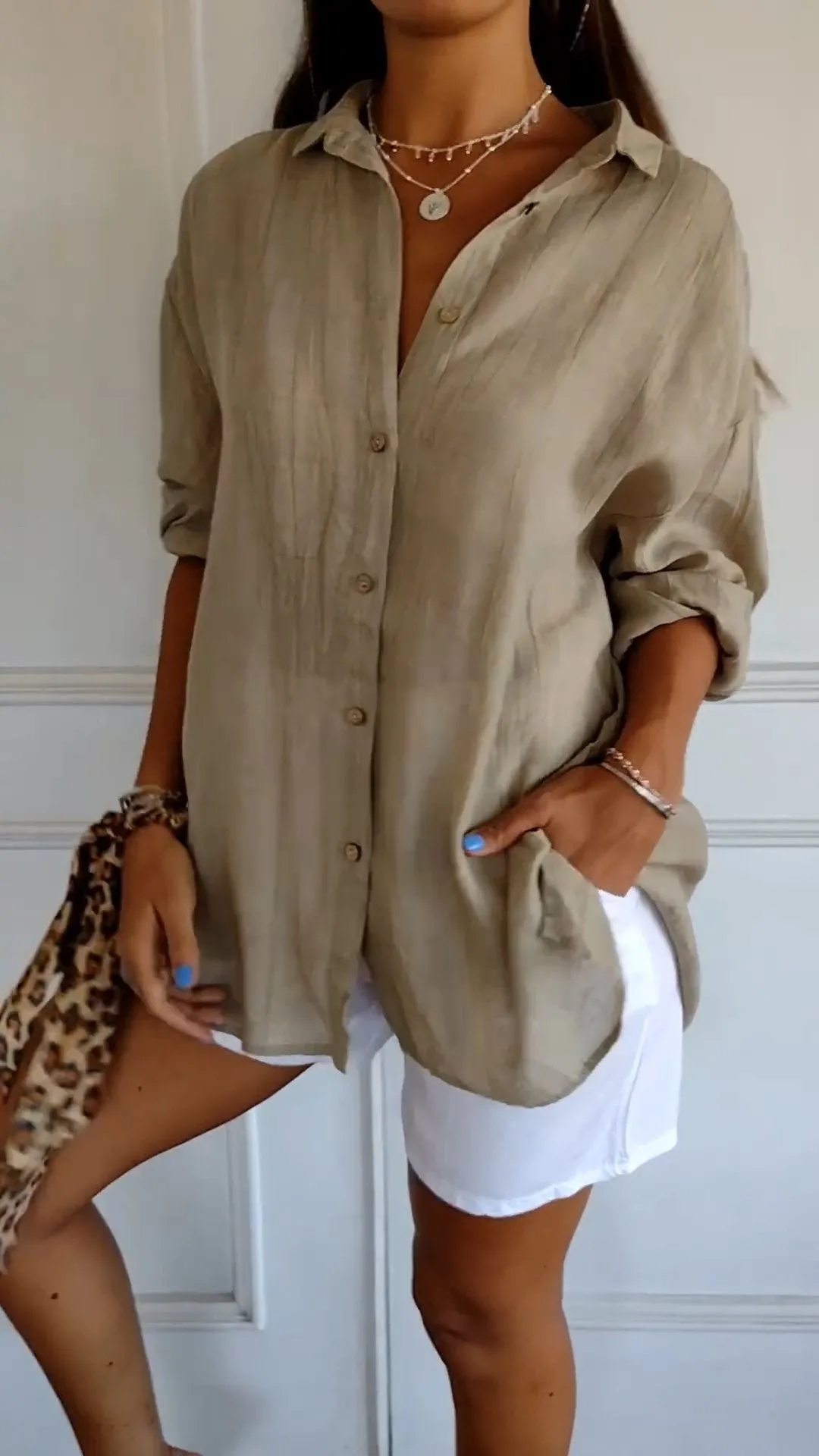 Bruner® | Versatile Shirt Blouse With Buttons