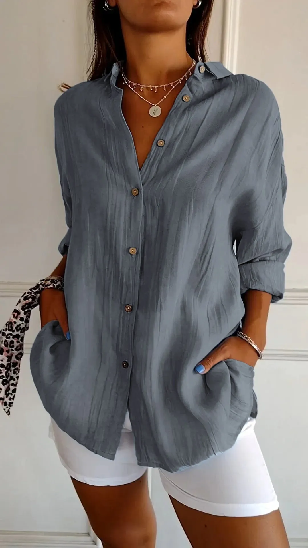 Bruner® | Versatile Shirt Blouse With Buttons