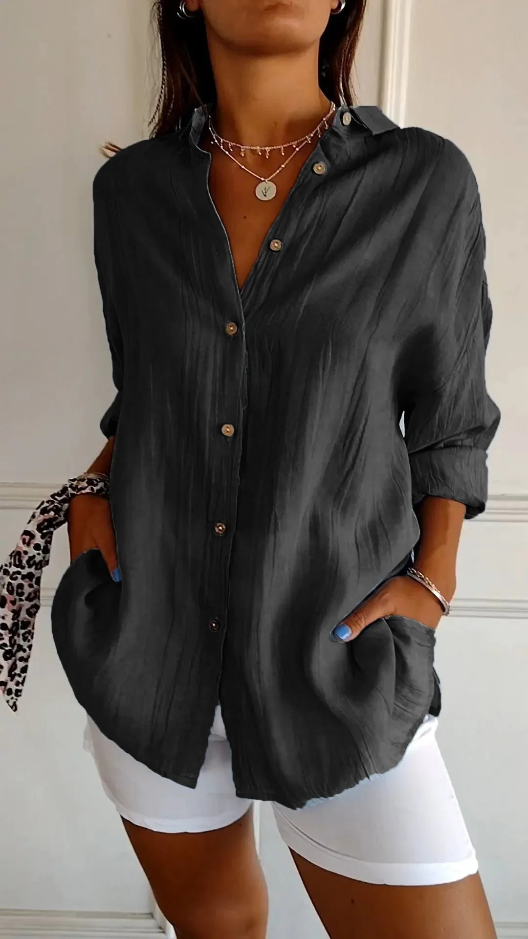 Bruner® | Versatile Shirt Blouse With Buttons