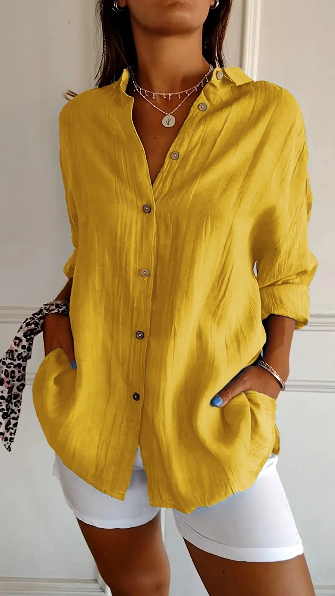 Bruner® | Versatile Shirt Blouse With Buttons