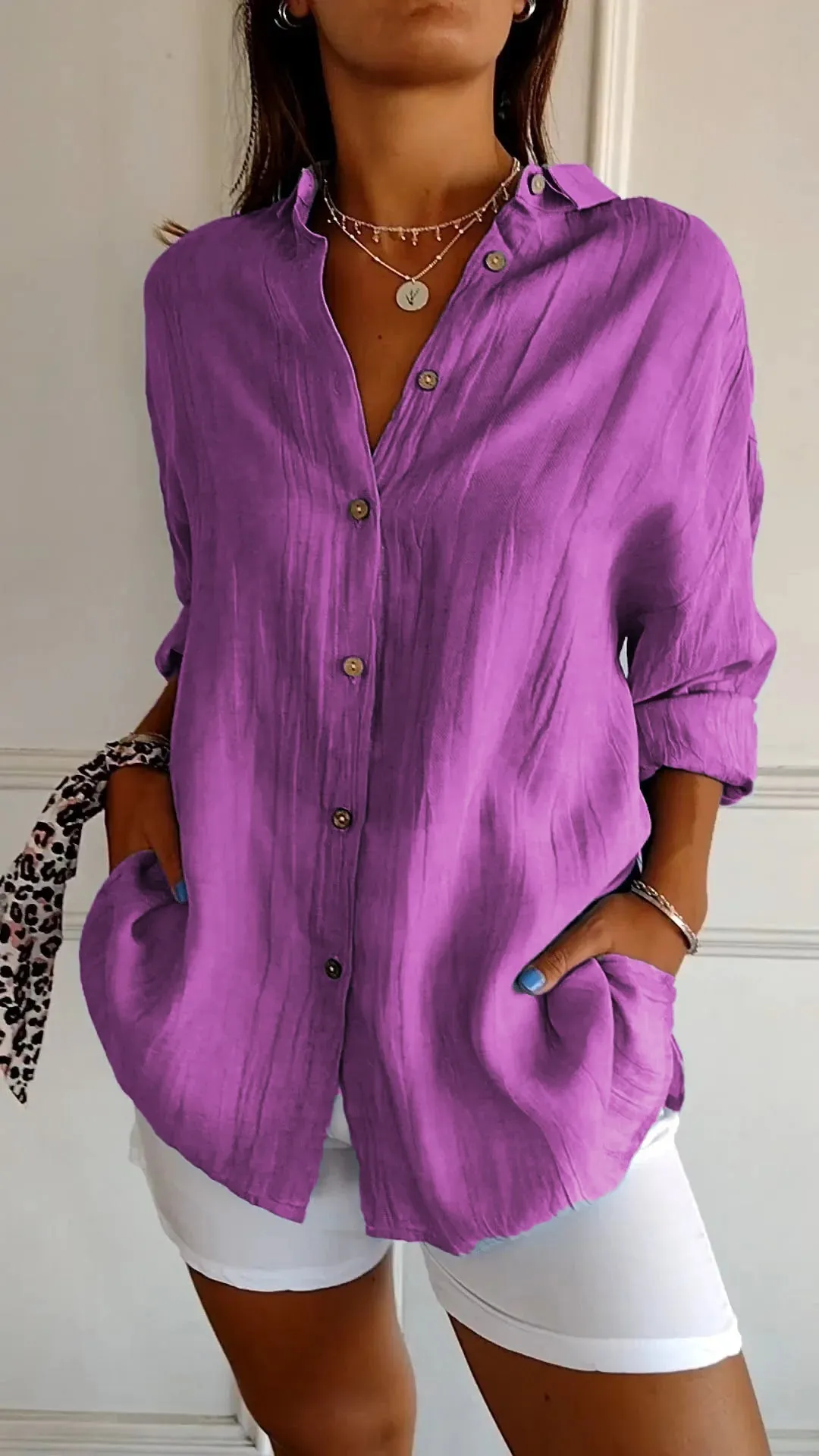Bruner® | Versatile Shirt Blouse With Buttons