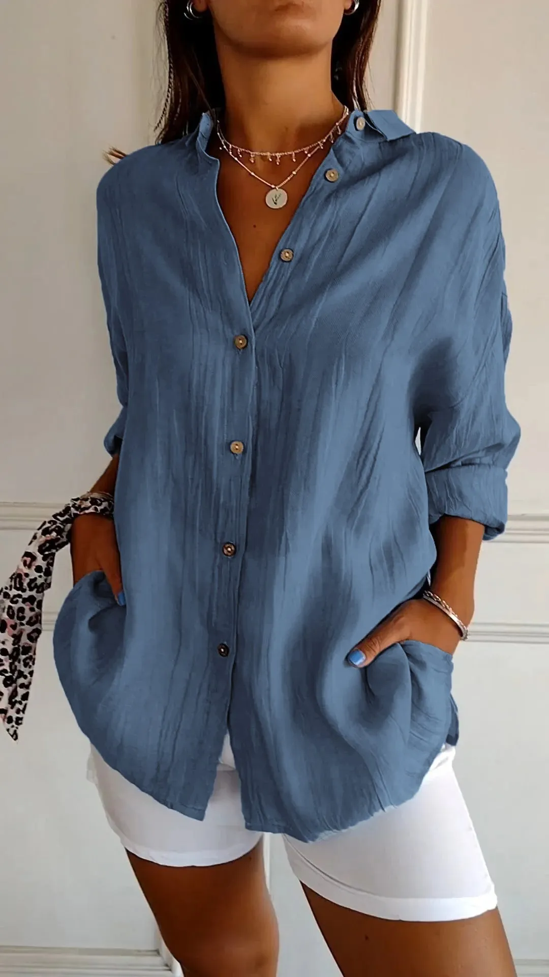 Bruner® | Versatile Shirt Blouse With Buttons