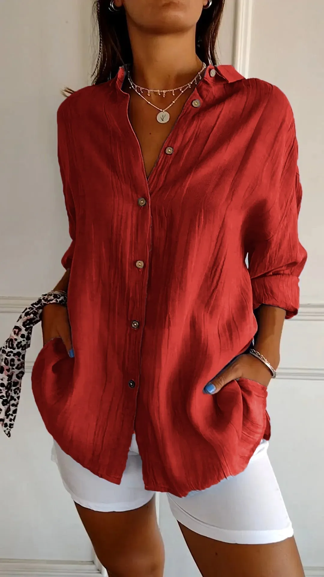 Bruner® | Versatile Shirt Blouse With Buttons