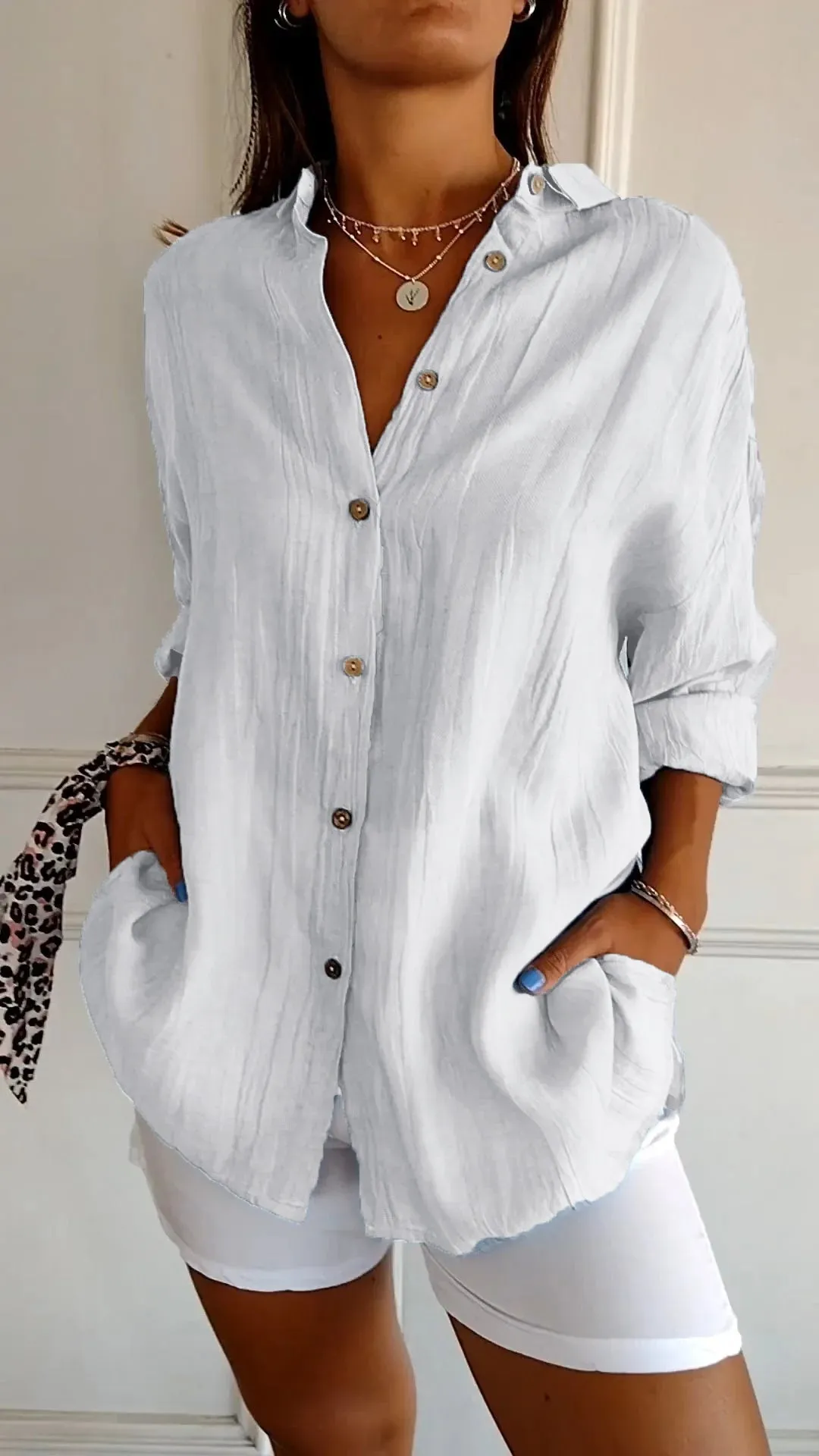 Bruner® | Versatile Shirt Blouse With Buttons
