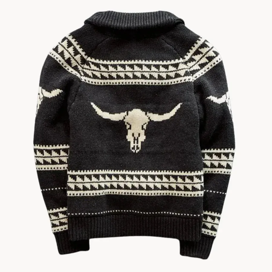Buffalo - robust and refined design pullover jacket for men