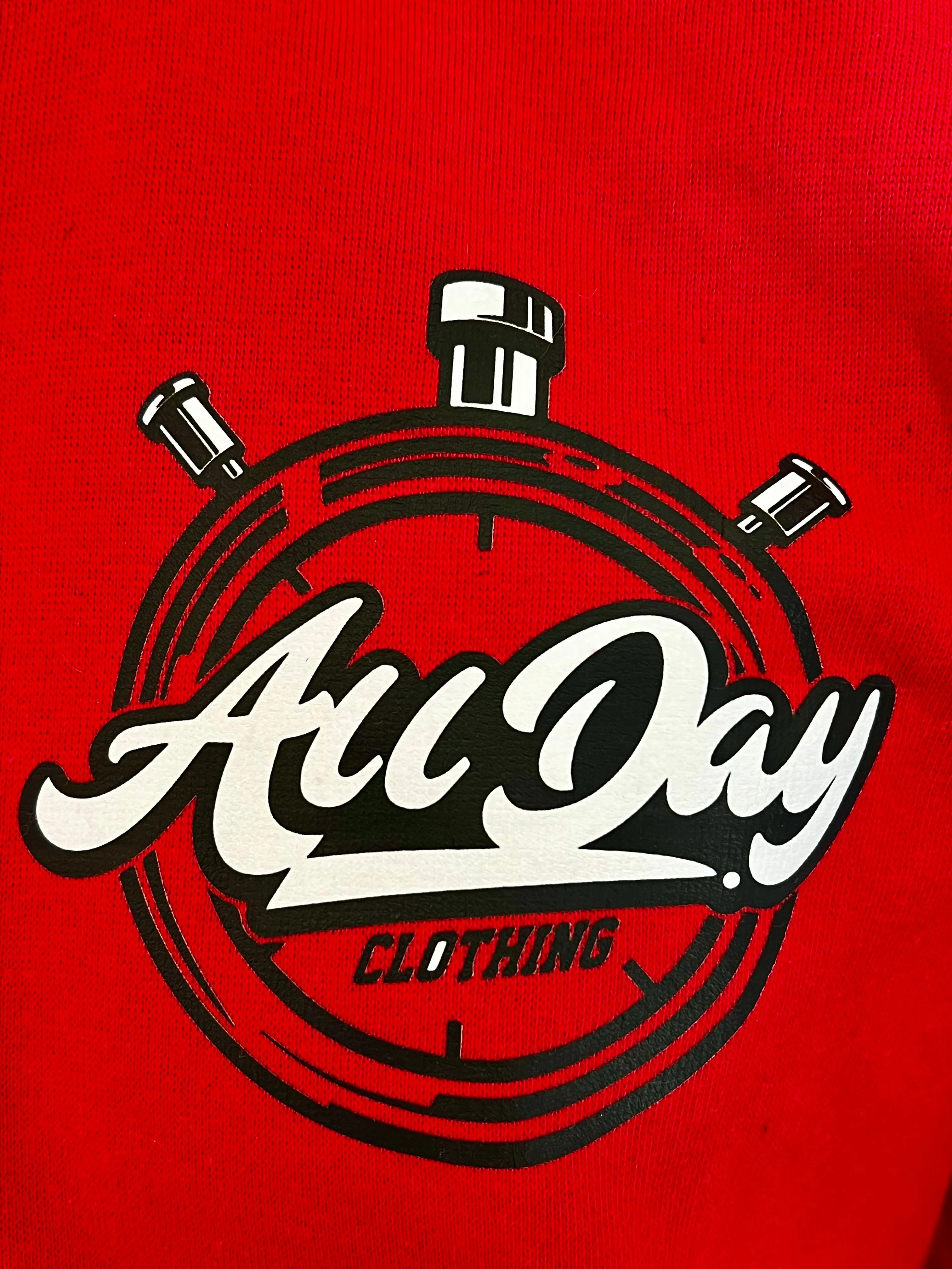 Bull Red All Day Zip up hoodie