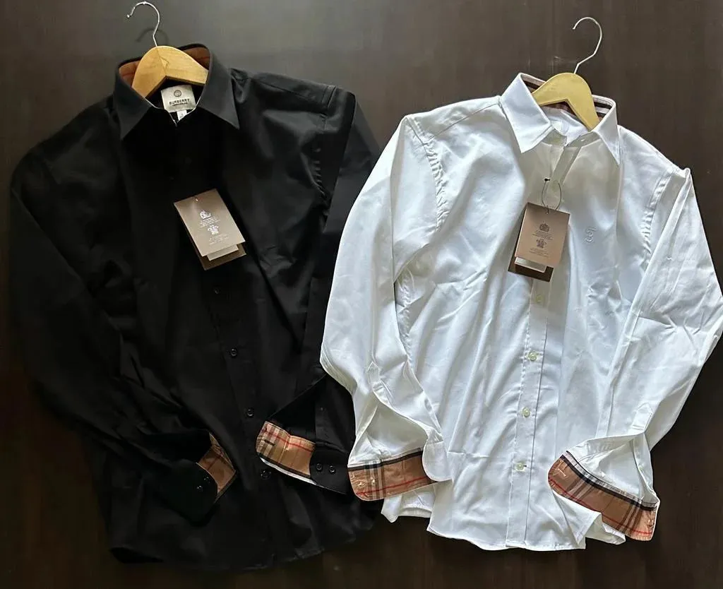 BURBERRY || TB Monogram Motif Slim-Fit Shirts