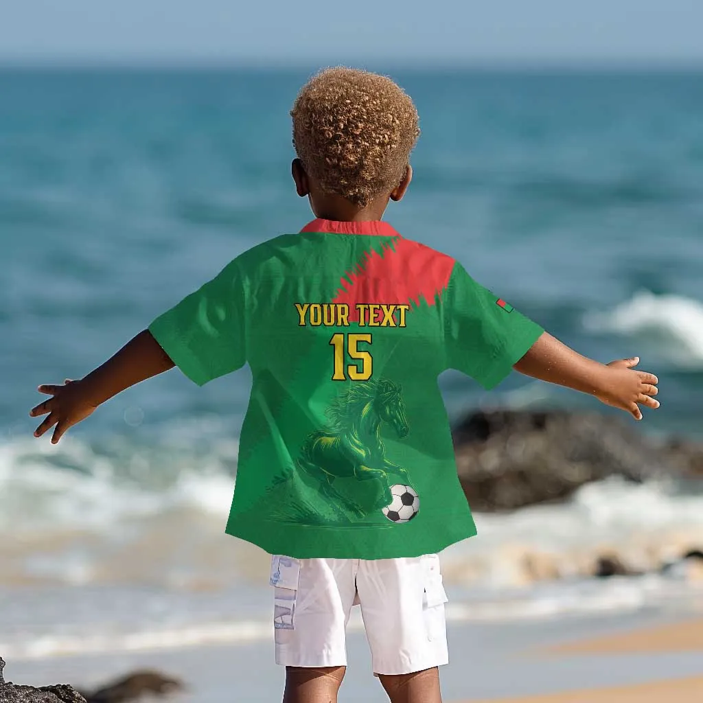 Burkina Faso Football Custom Kid Hawaiian Shirt Go Stallions LT15