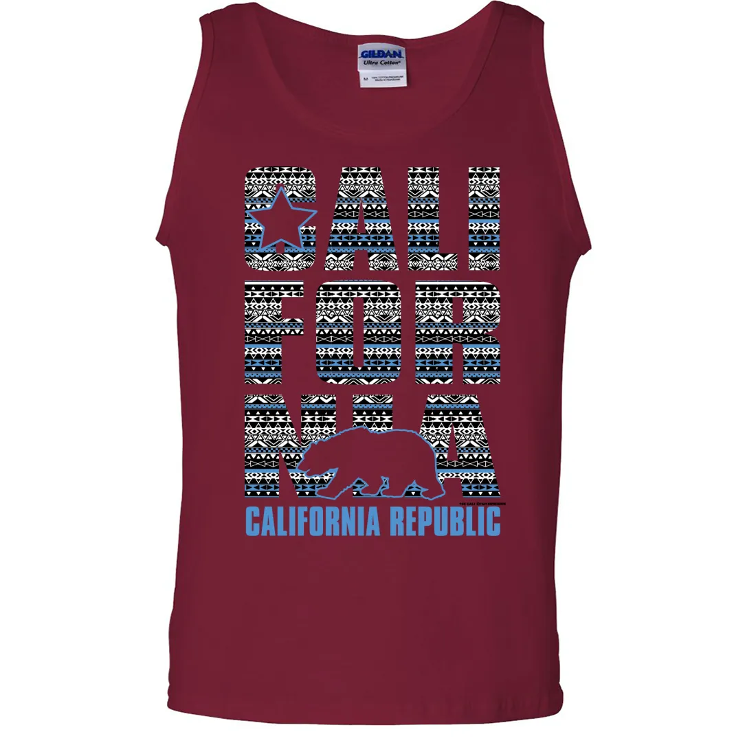 California Republic Tribal Aztec Asst Colors Tank Top