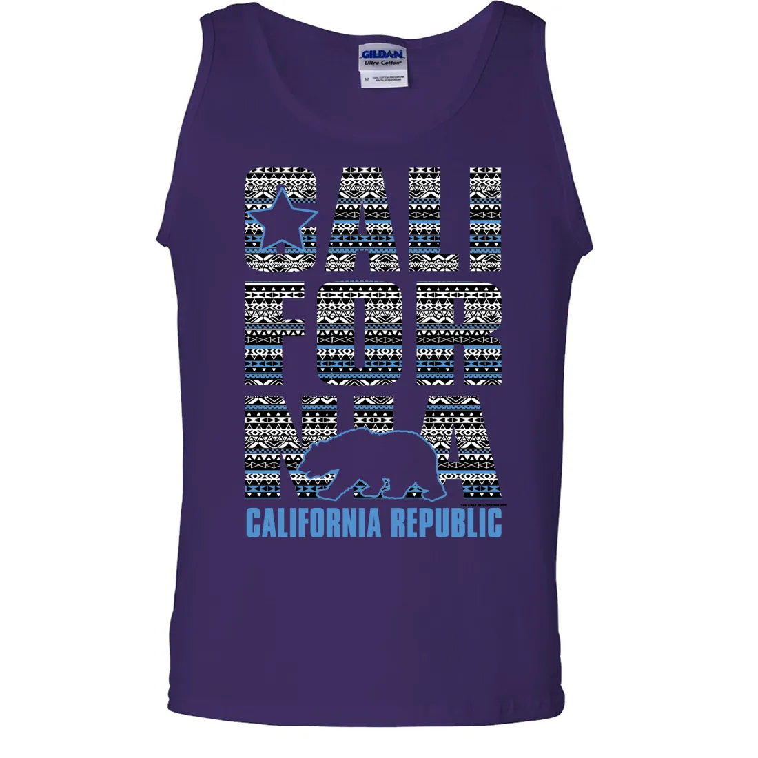 California Republic Tribal Aztec Asst Colors Tank Top
