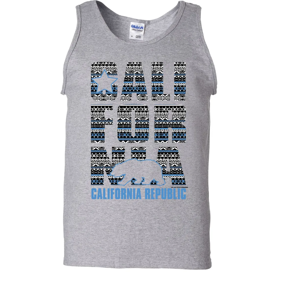 California Republic Tribal Aztec Asst Colors Tank Top