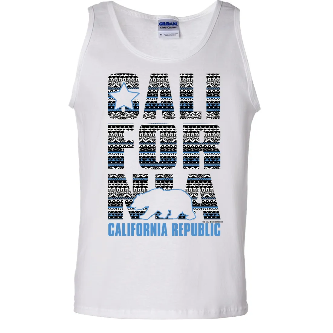 California Republic Tribal Aztec Asst Colors Tank Top