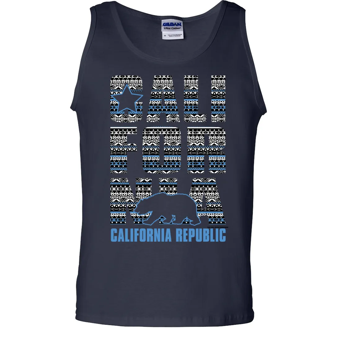 California Republic Tribal Aztec Asst Colors Tank Top