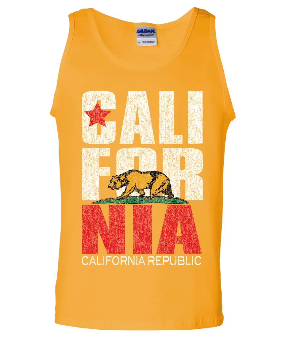 California Republic Vintage Retro Tank Top