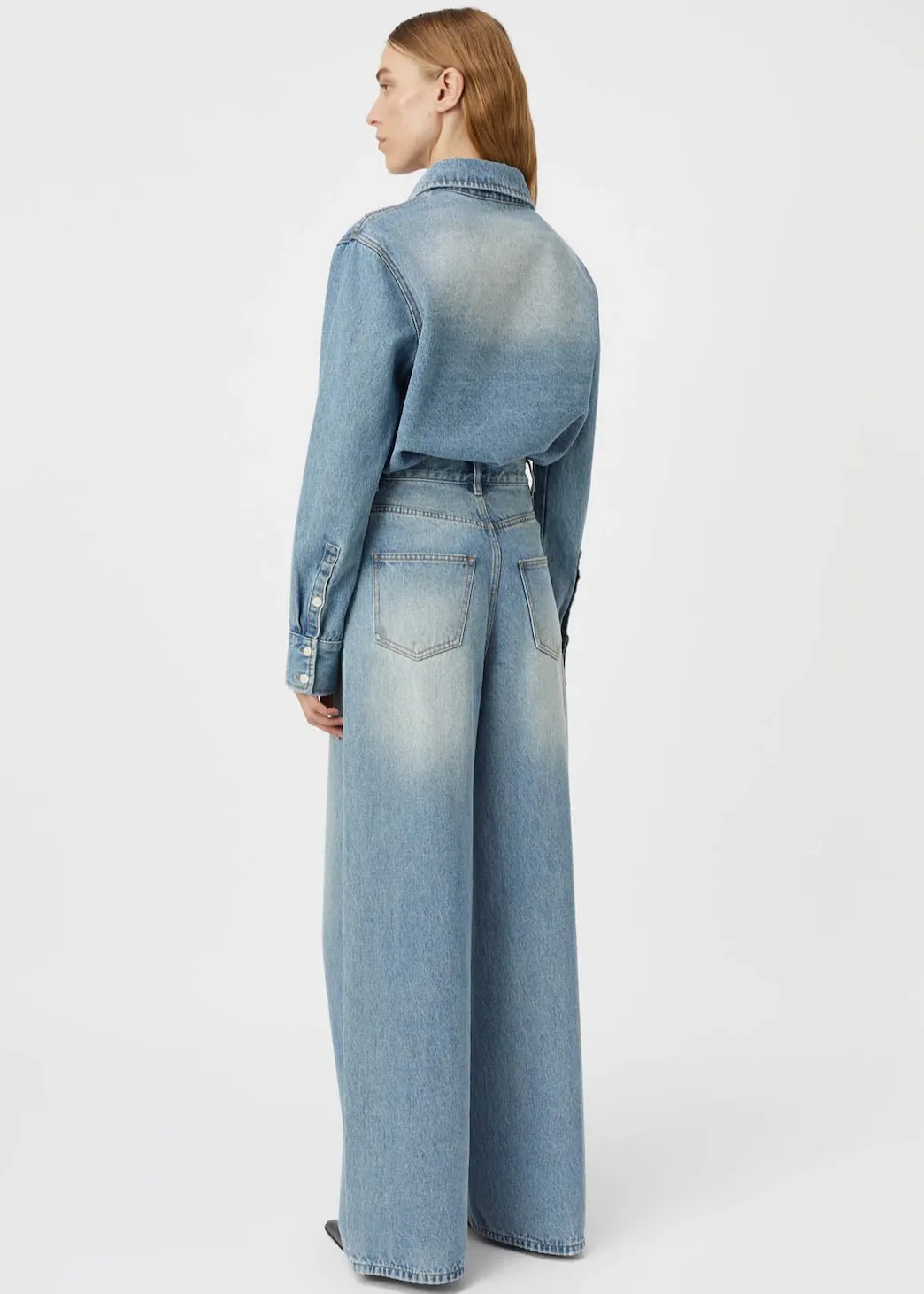 CAMILLA & MARC Bay Denim Shirt - Light Vintage Blue