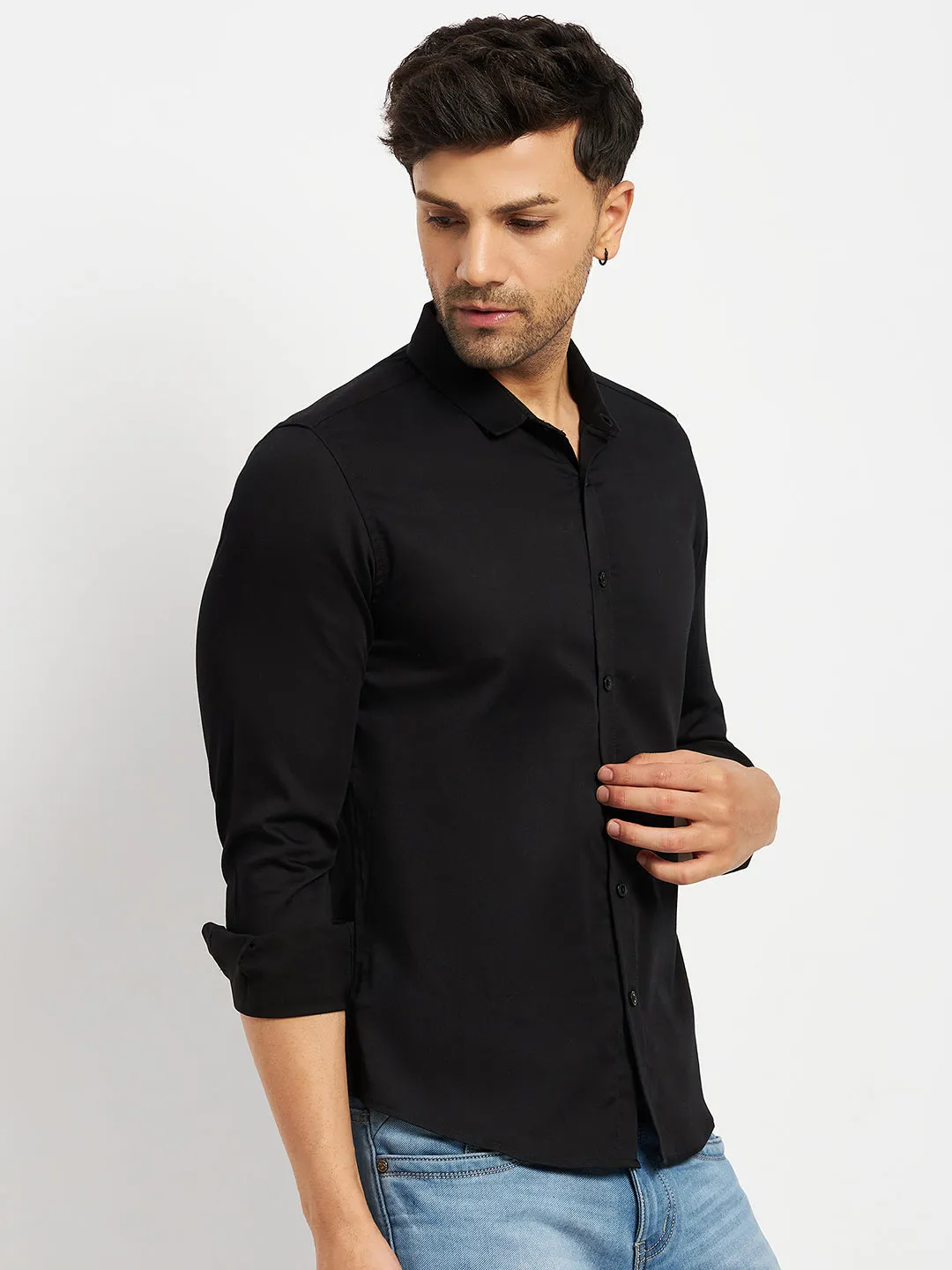 Camla Black Shirts For Men