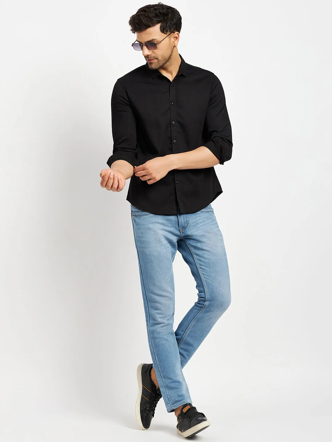 Camla Black Shirts For Men