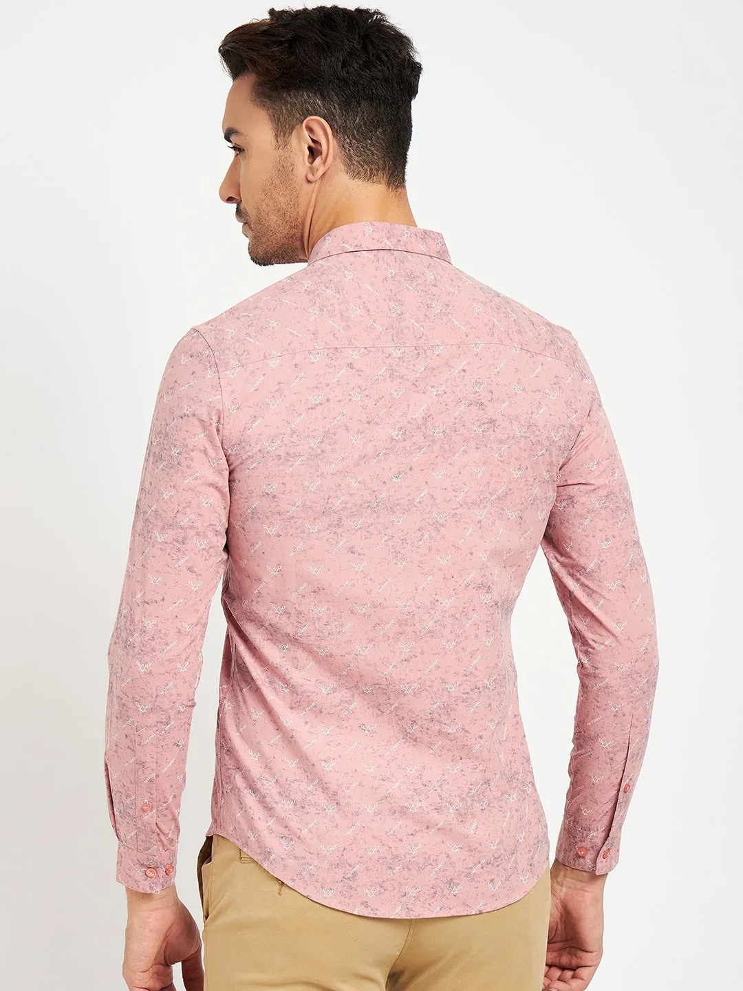 Camla Dustypink Shirts For Men
