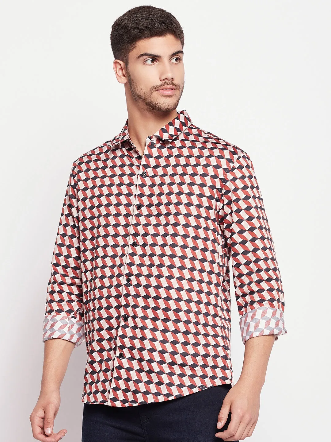Camla Rust Men Shirts