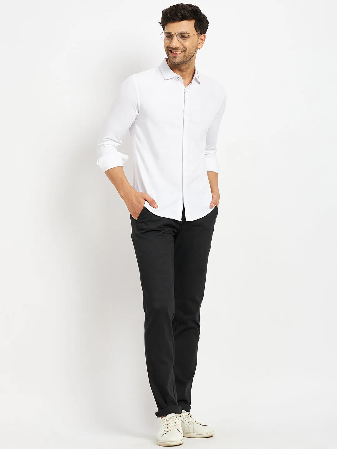 Camla White Shirts For Men