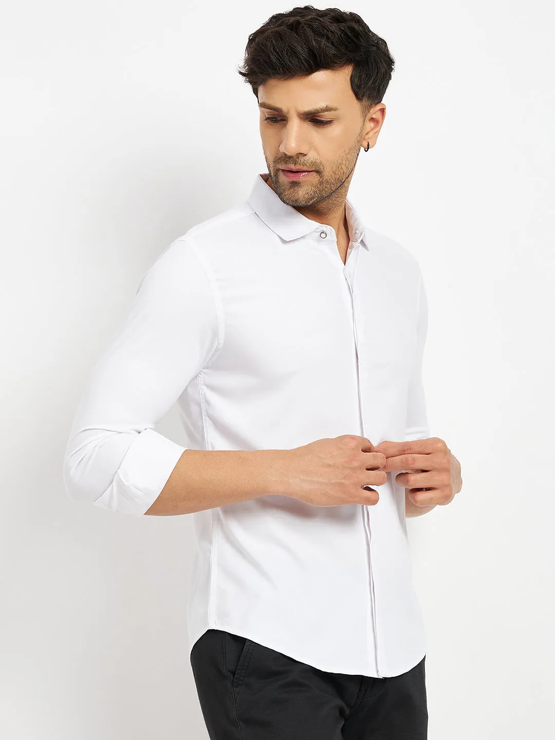 Camla White Shirts For Men