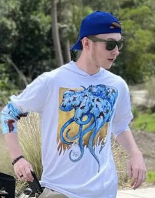 Caribbean Reef Octopus - UPF 50 Performance Hoodie