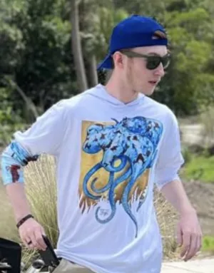Caribbean Reef Octopus - UPF 50 Performance Hoodie