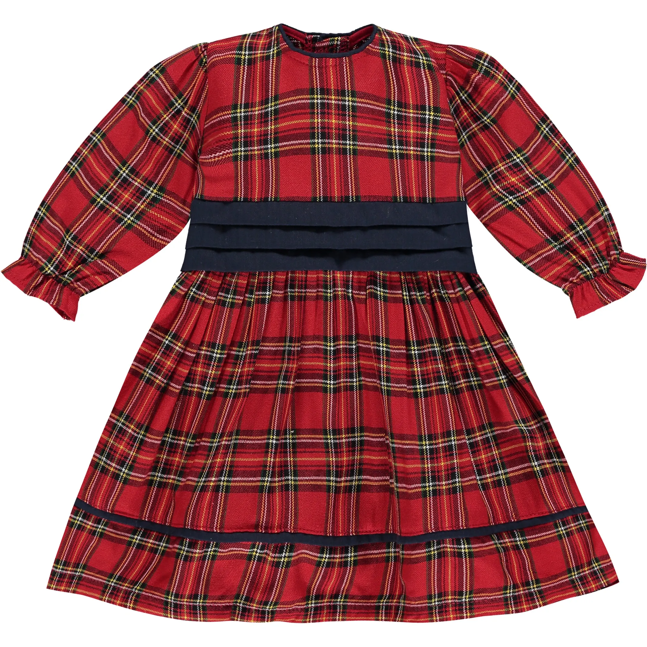 Carlina Red Girls Dress with Tights