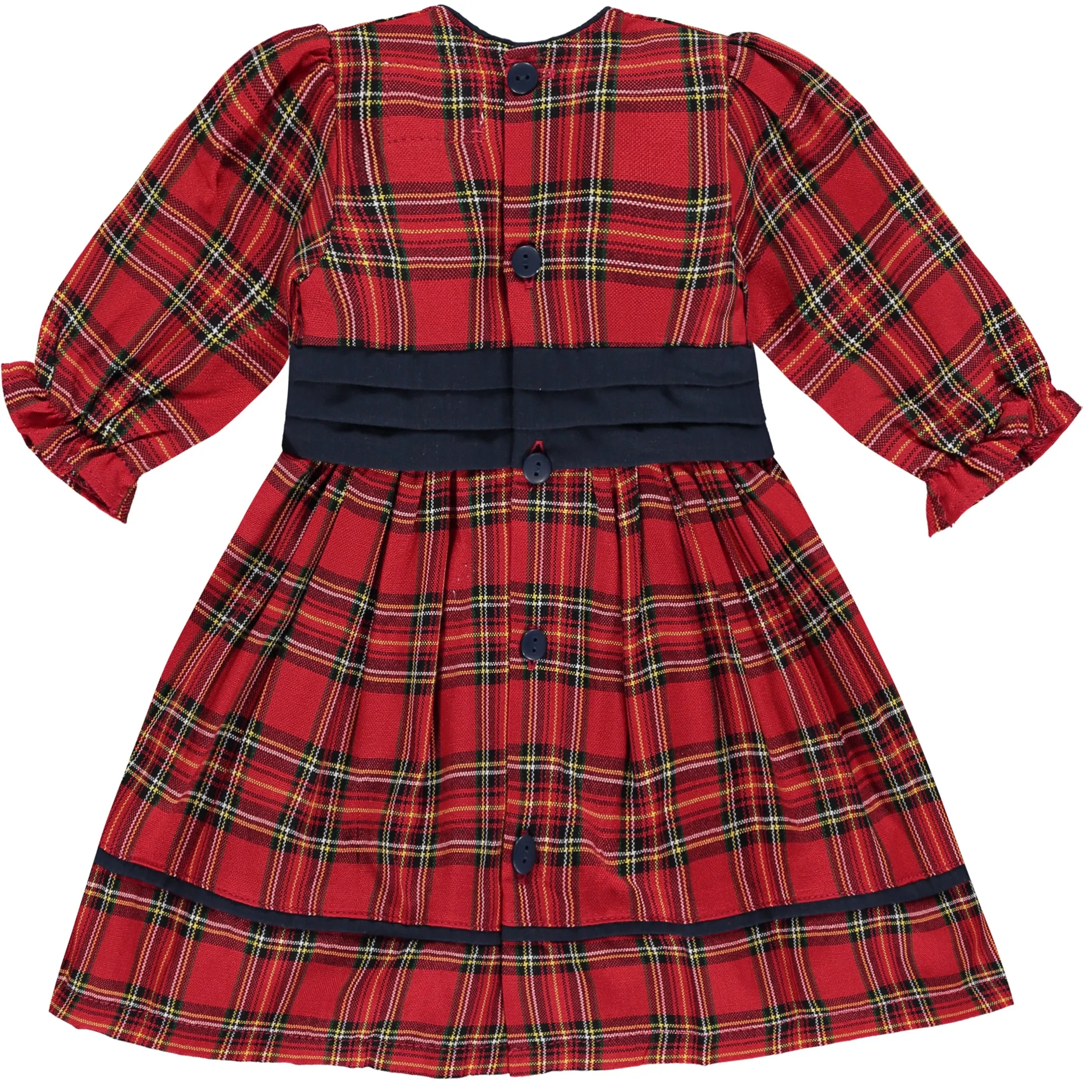 Carlina Red Girls Dress with Tights