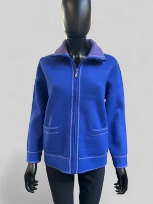 Castle Knitwear Jacket with Collar