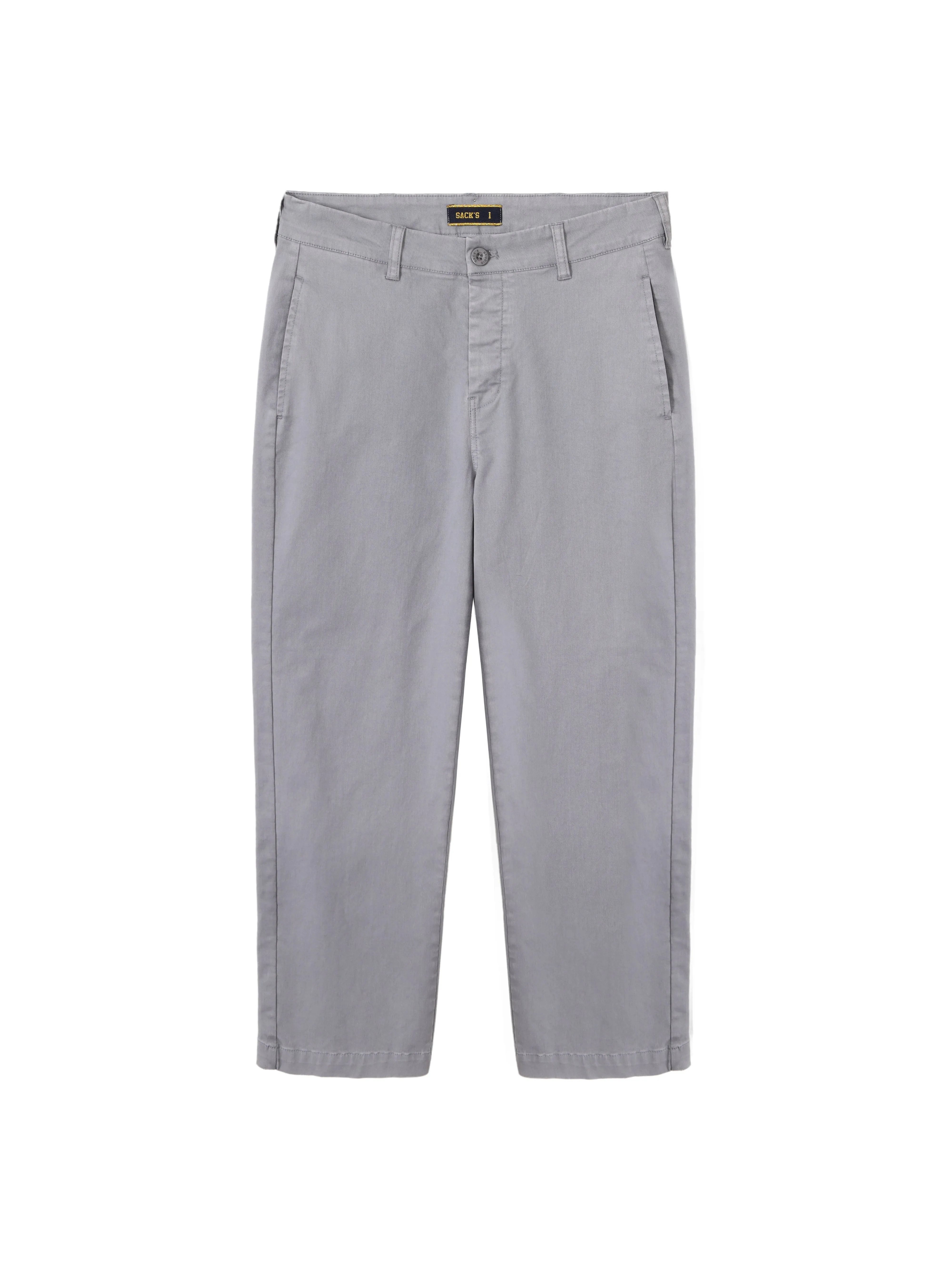 Chino Pants Embroidered Straight Leg