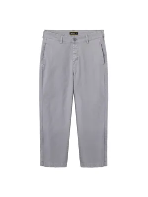 Chino Pants Embroidered Straight Leg