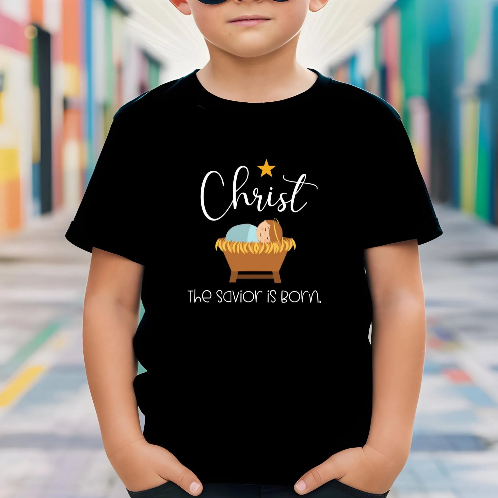 Christ the Savior Is Born Kids T-Shirt