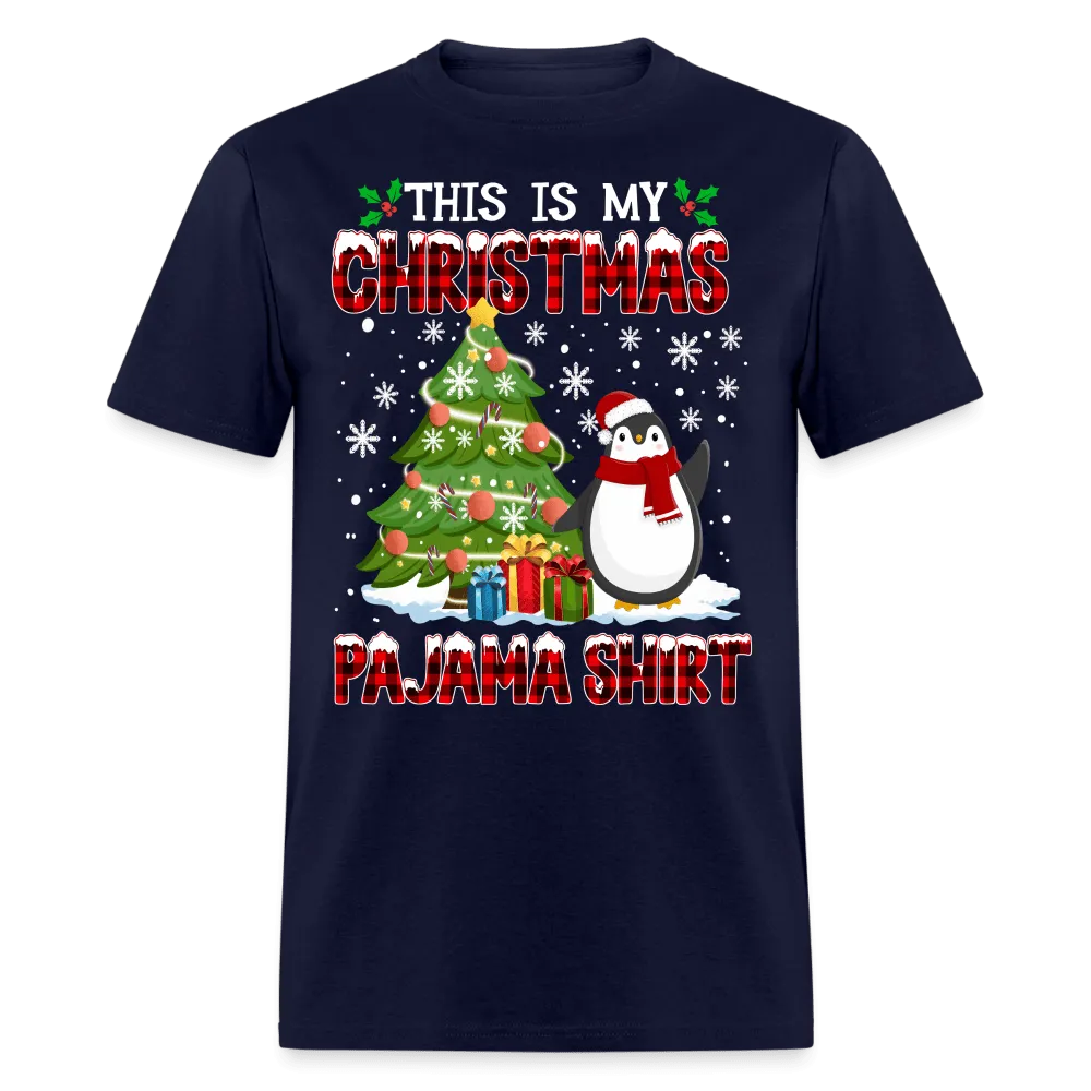 Christmas - Penguin This Is Christmas Pajama - Family Shirts Men, Woman Christmas T Shirts