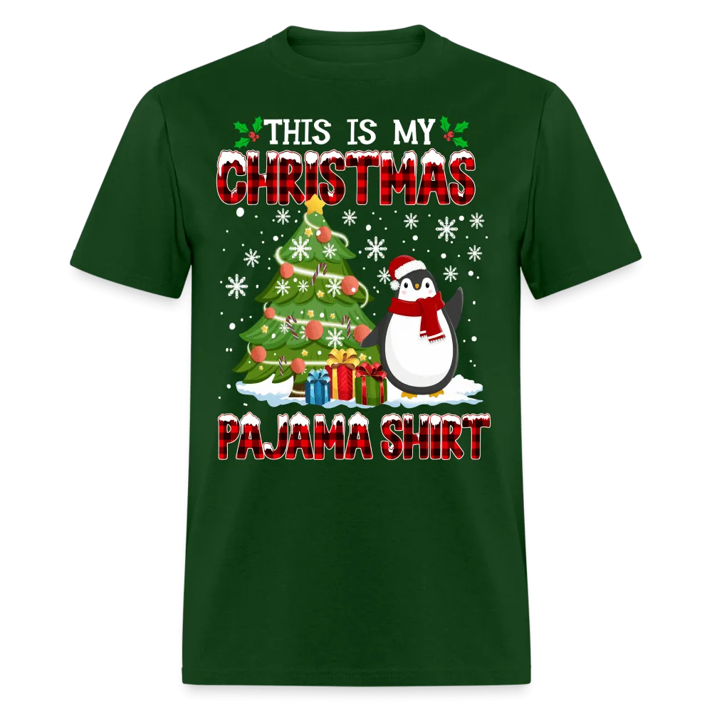 Christmas - Penguin This Is Christmas Pajama - Family Shirts Men, Woman Christmas T Shirts