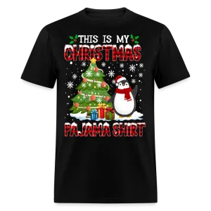 Christmas - Penguin This Is Christmas Pajama - Family Shirts Men, Woman Christmas T Shirts