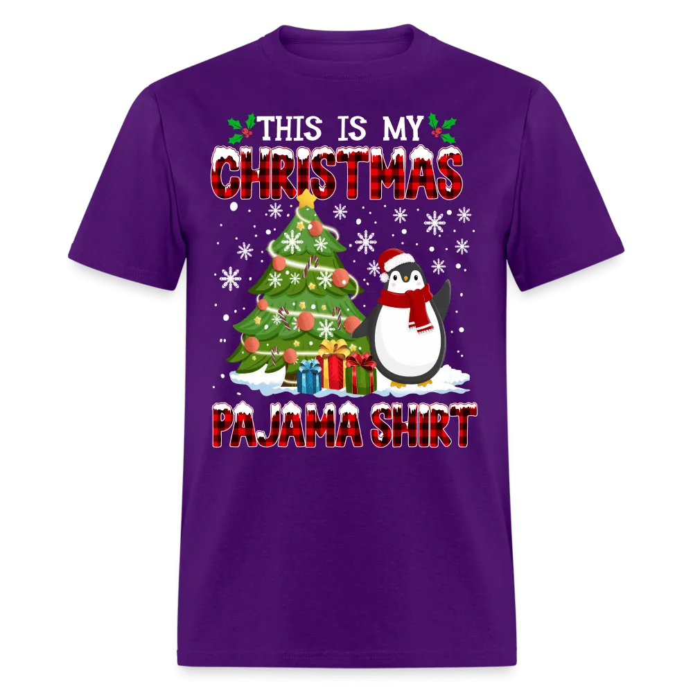 Christmas - Penguin This Is Christmas Pajama - Family Shirts Men, Woman Christmas T Shirts